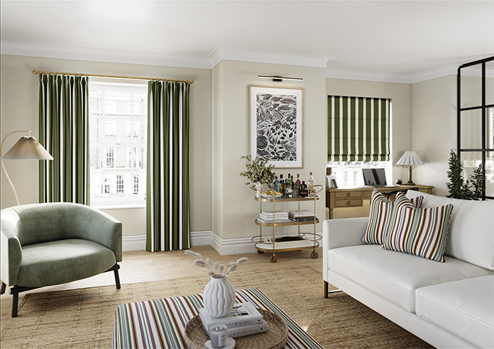 The British Stripe Co. Henry, Highlands No.1 - Made to Measure Curtains - Image 7